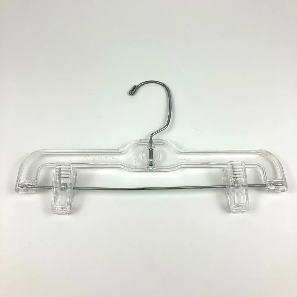 Kids Clear Plastic Pants Hangers 15